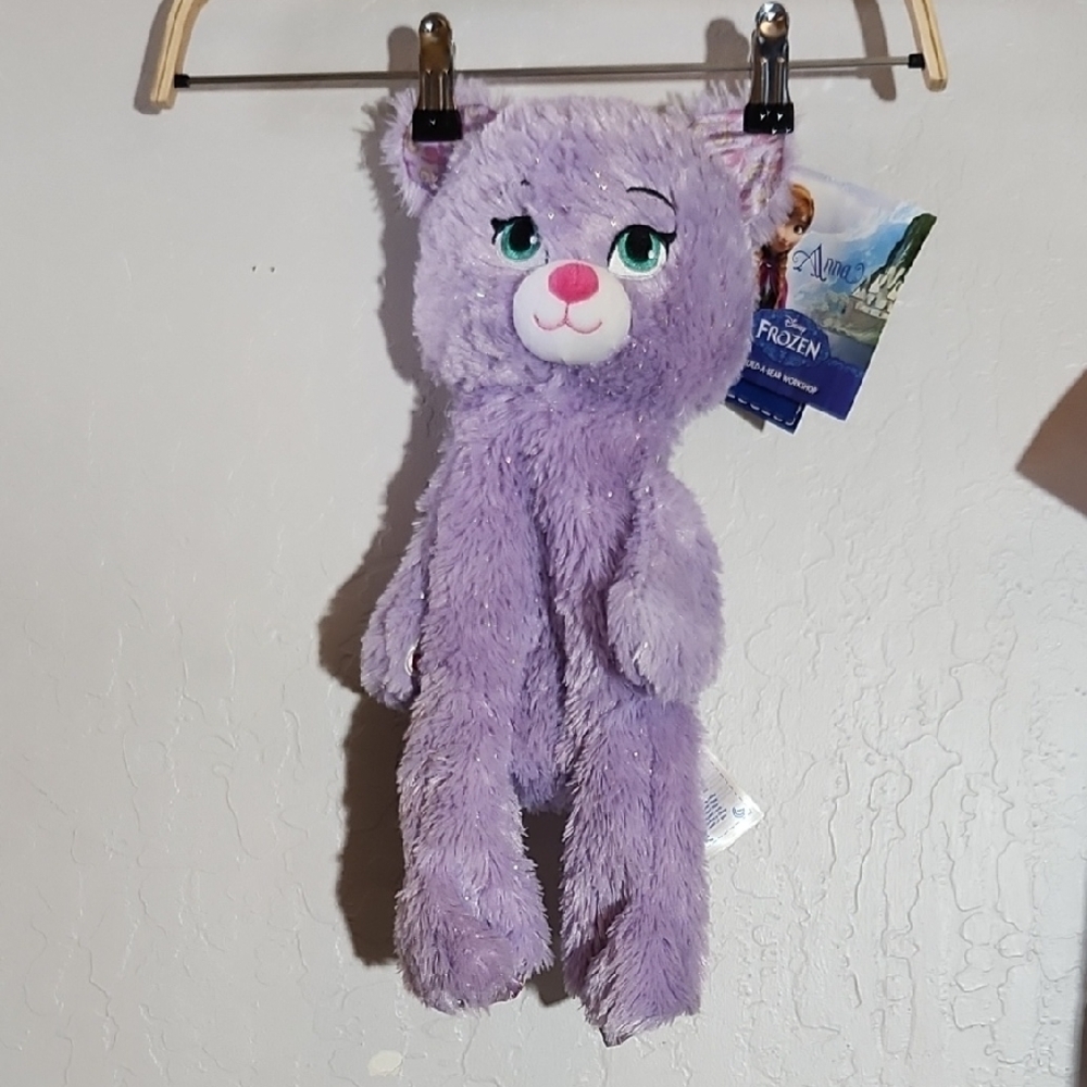 2014 Frozen Anna BUILD A BEAR Purple Unstuffed New w Tags